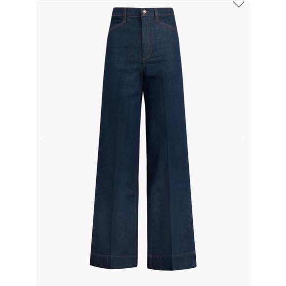 NWT Favorite Daughter Mischa High Rise Wide Leg Jeans Denim in Pepper Blue 30 - Picture 7 of 16